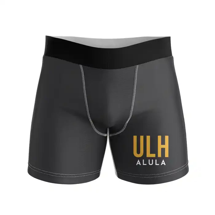 AlUla International Airport (ULH) Men Boxers - Code - Black