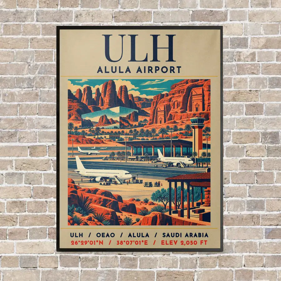 ULH - Poster - Canvas Framed - Beige
