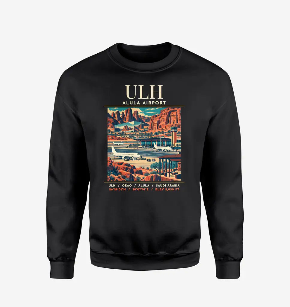 ULH - Poster - Sweatshirt - Black