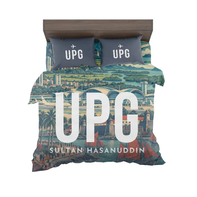 Sultan Hasanuddin Airport (UPG) Bedding Sets & Blankets - Bedding Set - Scene