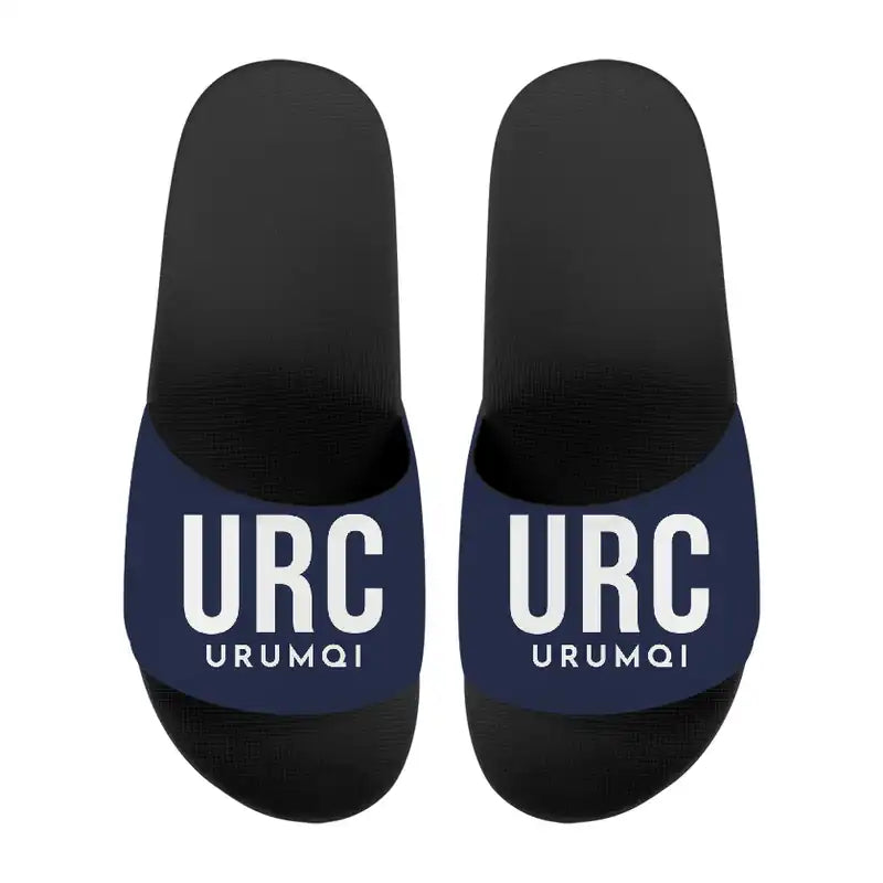 Urumqi Diwopu International Airport (URC) Slippers & Flip Flops - Slippers - Sport - Code - Navy Blue