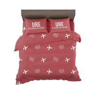 Thumbnail for Kuressaare Airport (URE) Bedding Sets & Blankets - Bedding Set - Pattern - Red