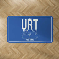 Thumbnail for Surat Thani International Airport (URT) Carpets - Carpet Rectangle - ID Tag + Name - Blue