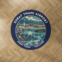 Thumbnail for Surat Thani International Airport (URT) Carpets - Carpet Round - Badge - Dark Blue