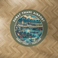 Thumbnail for Surat Thani International Airport (URT) Carpets - Carpet Round - Badge - Green Army