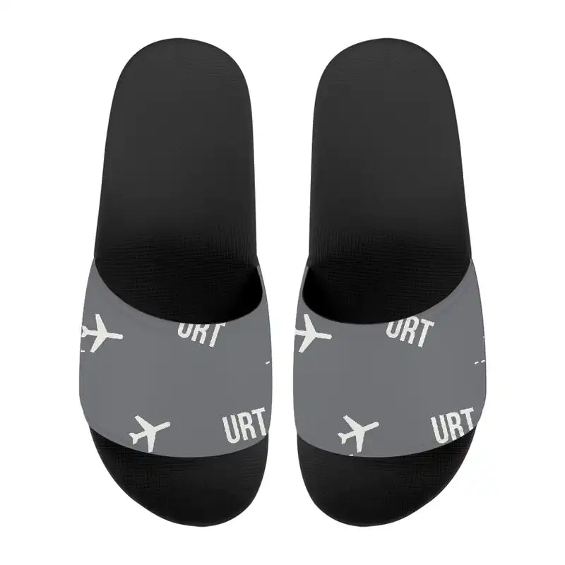 Surat Thani International Airport (URT) Slippers & Flip Flops - Slippers - Sport - Pattern - Gray