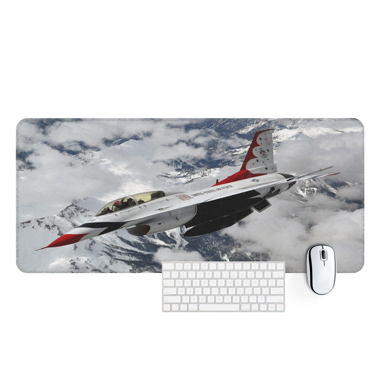 US AirForce Show Fighting Falcon F16 Designed Desk Mats