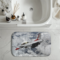 Thumbnail for US AirForce Show Fighter Jet 16 Designed Bath Mats