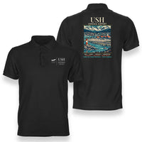 Thumbnail for USH - Poster - Double-Side Polo - Black