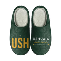 Thumbnail for Malvinas Argentinas International Airport (USH) Slippers & Flip Flops - Slippers - Cotton - Code - Different - Dark Green