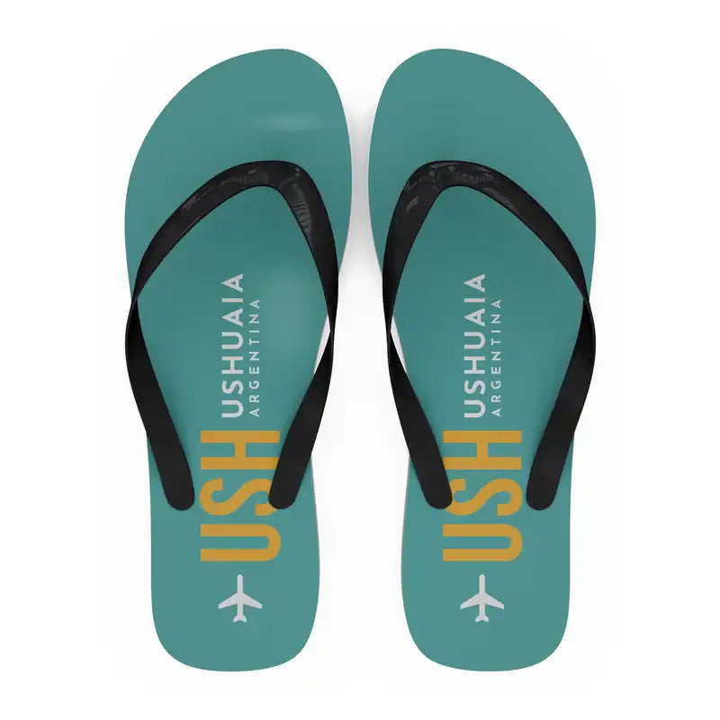 Malvinas Argentinas International Airport (USH) Slippers & Flip Flops - Slippers - Flip Flops - Code - Turquoise