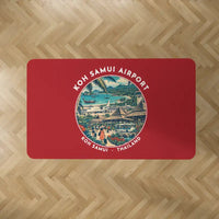 Thumbnail for Samui Airport Koh Samui (USM) Carpets - Carpet Rectangle - Badge - Red