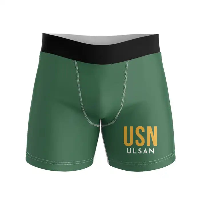 Ulsan Airport (USN) Men Boxers - Code - Green