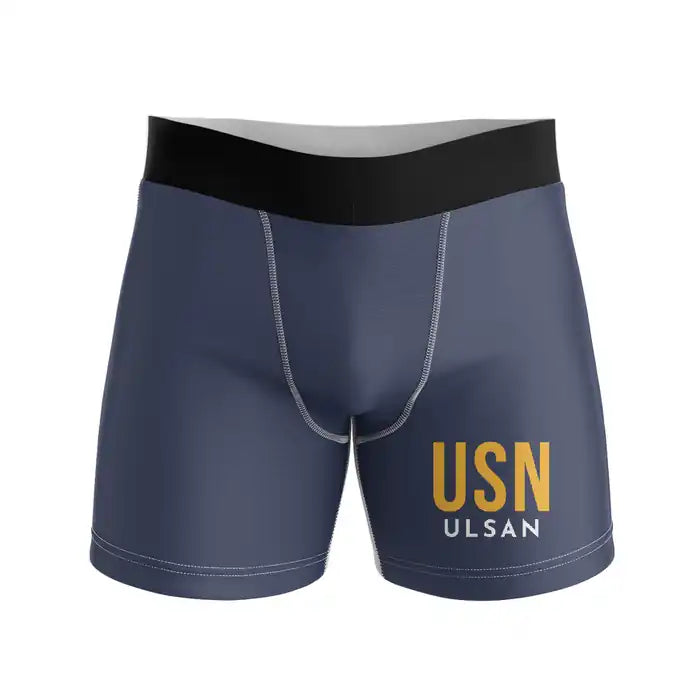 Ulsan Airport (USN) Men Boxers - Code - Navy Blue
