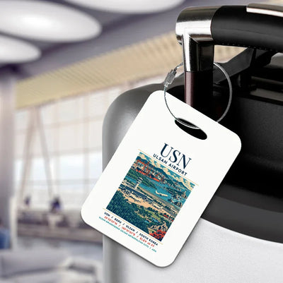 USN - Poster - Luggage Tag - White