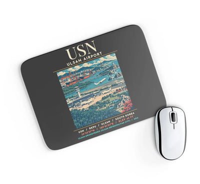 USN - Poster - Mouse Pad - Black