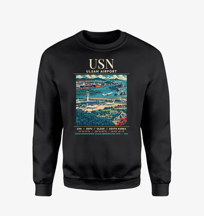 USN - Poster - Sweatshirt - Black