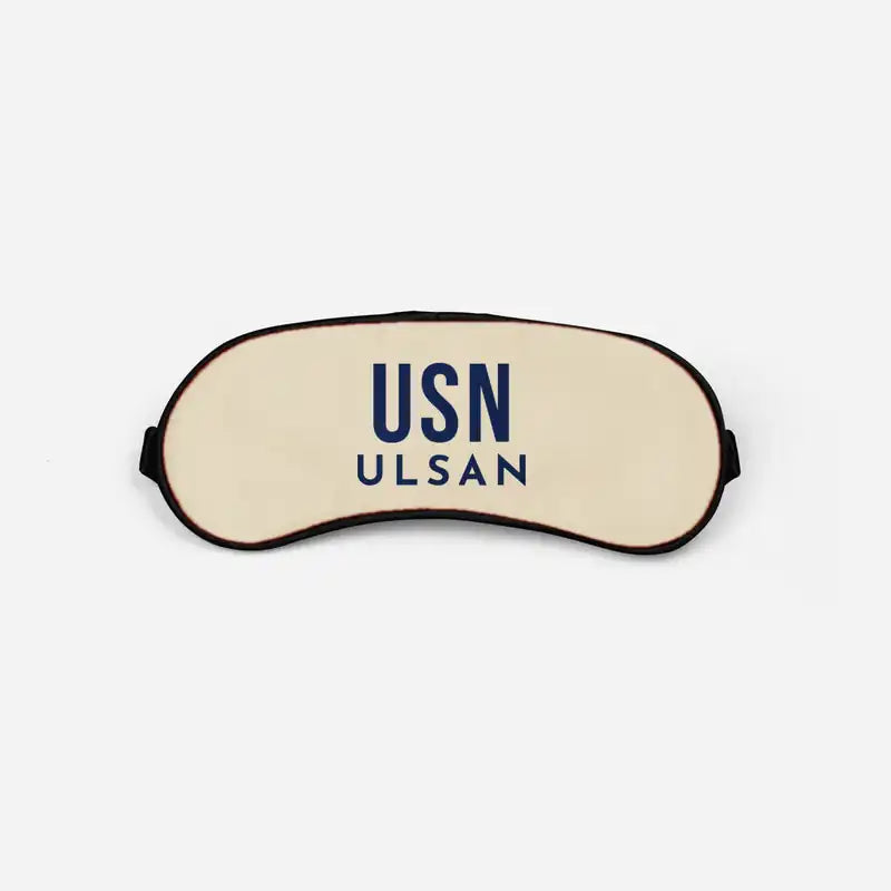 Ulsan Airport (USN) Sleep Masks - Sleep Mask - Code - Beige