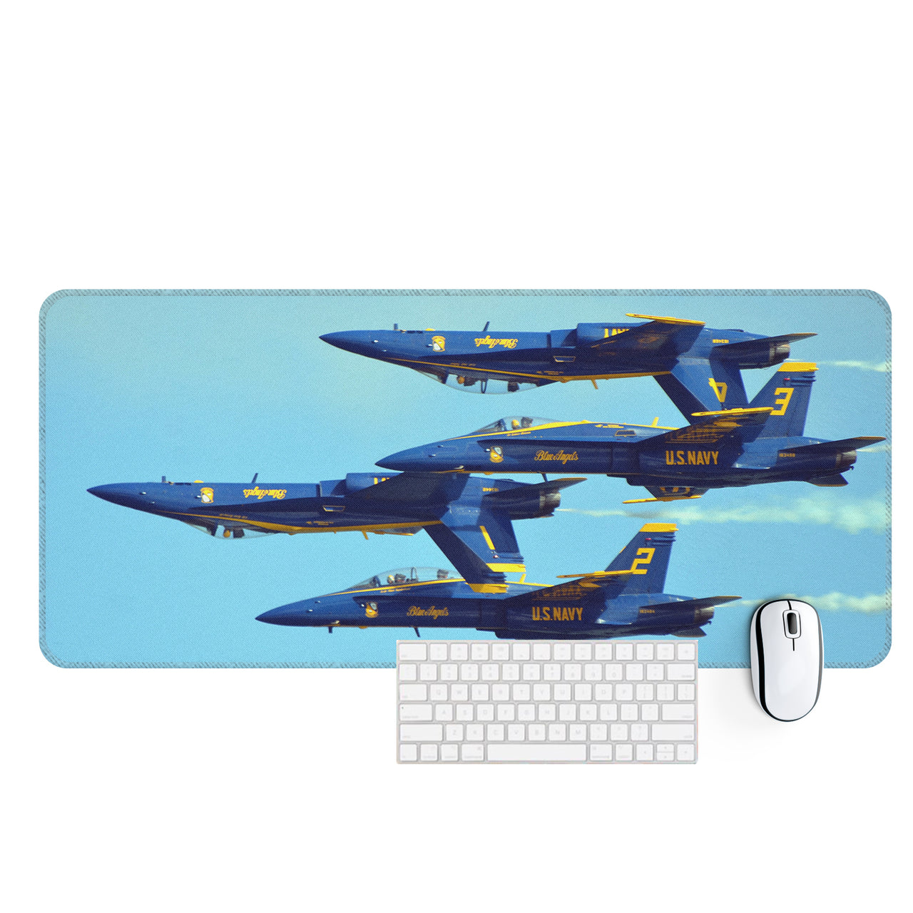 US Navy Blue Angels Designed Desk Mats