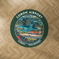 Thumbnail for Busuanga Airport (USU) Carpets - Carpet Round - Badge - Dark Green