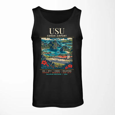 USU - Poster - Tank Top - Black