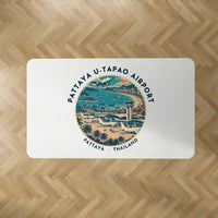 Thumbnail for Pattaya U-Tapao International Airport (UTP) Carpets - Carpet Rectangle - Badge - White