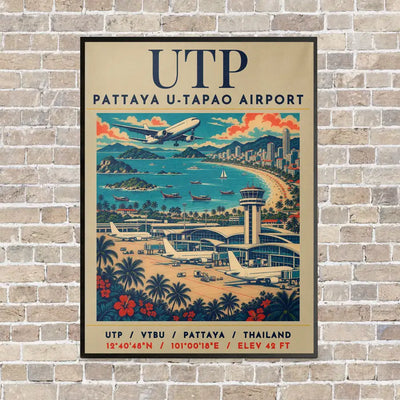 UTP - Poster - Canvas Framed - Beige
