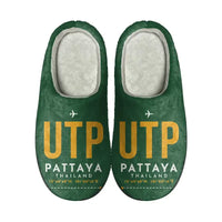Thumbnail for Pattaya U-Tapao International Airport (UTP) Slippers & Flip Flops - Slippers - Cotton - Code - Same - Green