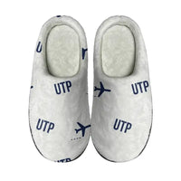 Thumbnail for Pattaya U-Tapao International Airport (UTP) Slippers & Flip Flops - Slippers - Cotton - Pattern - White