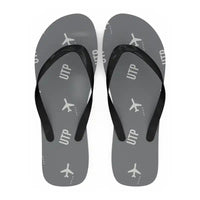 Thumbnail for Pattaya U-Tapao International Airport (UTP) Slippers & Flip Flops - Slippers - Flip Flops - Pattern - Gray