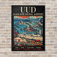 Thumbnail for UUD - Poster - Canvas Framed - Black