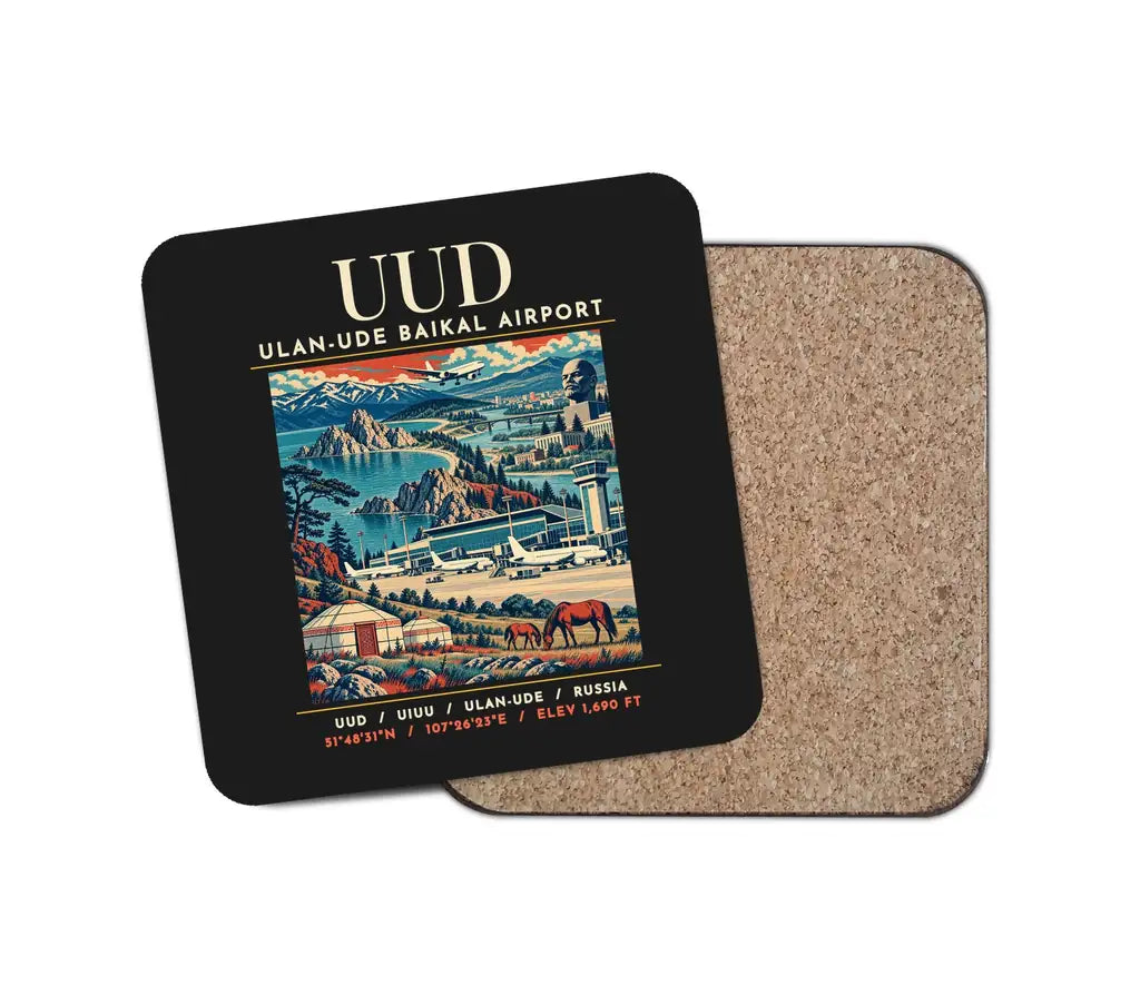 UUD - Poster - Coaster - Black