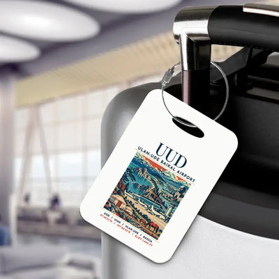 UUD - Poster - Luggage Tag - White