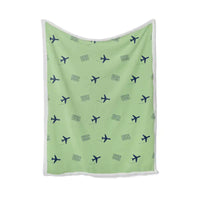 Thumbnail for Yuzhno-Sakhalinsk International Airport (UUS) Bedding Sets & Blankets - Blanket - Pattern - Light Green