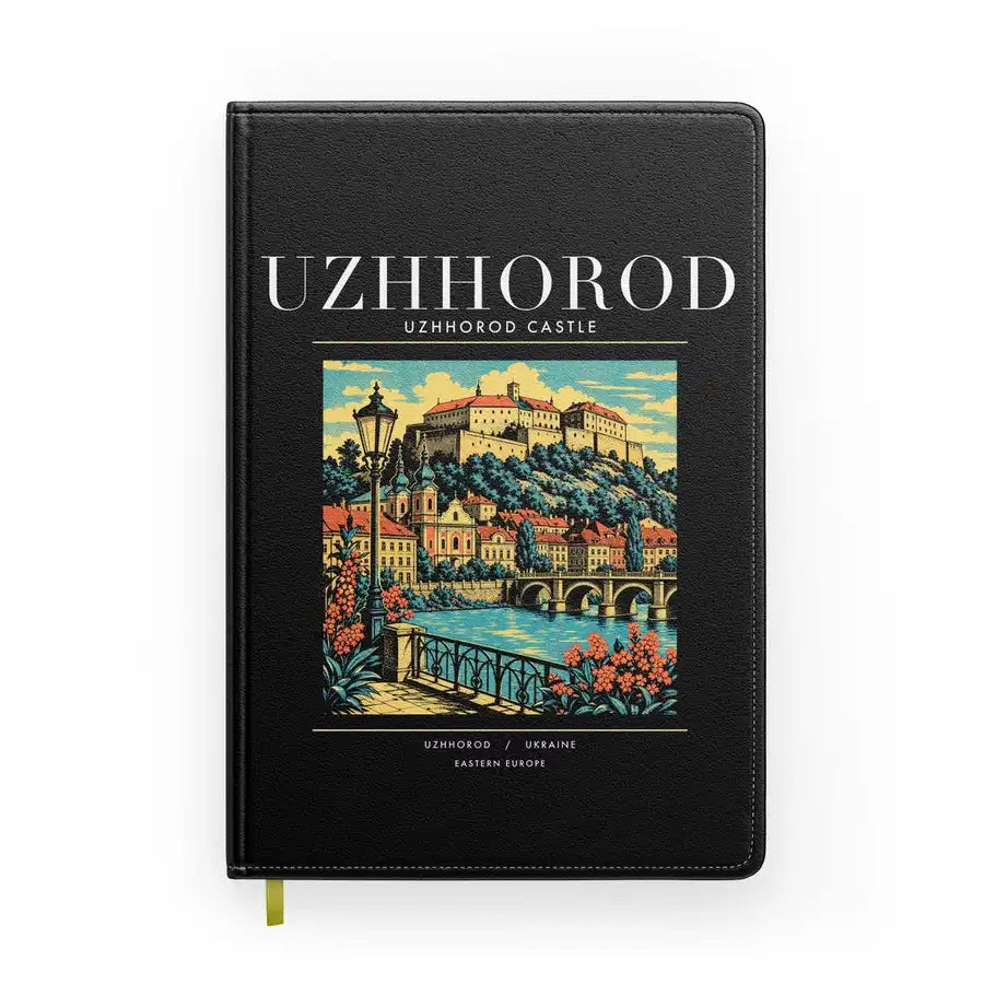 UZHHOROD - Poster - Notebook - Black
