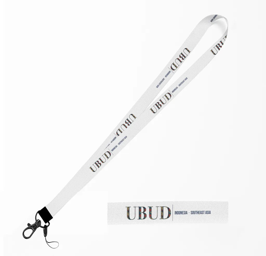 Ubud City Series lanyard - white