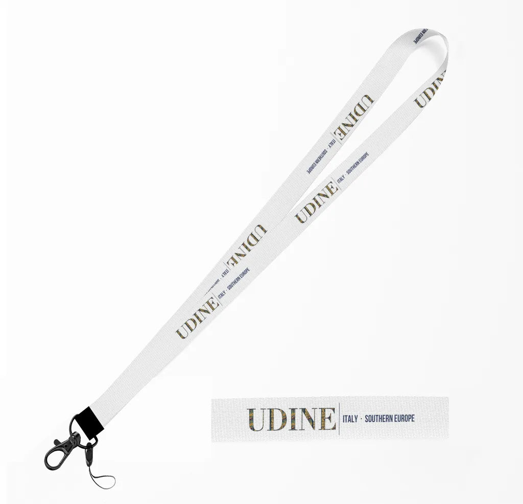 Udine City Series lanyard - white