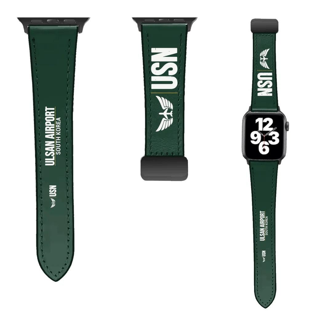 WBV6 | Ulsan Airport USN | Leather - Dark Green