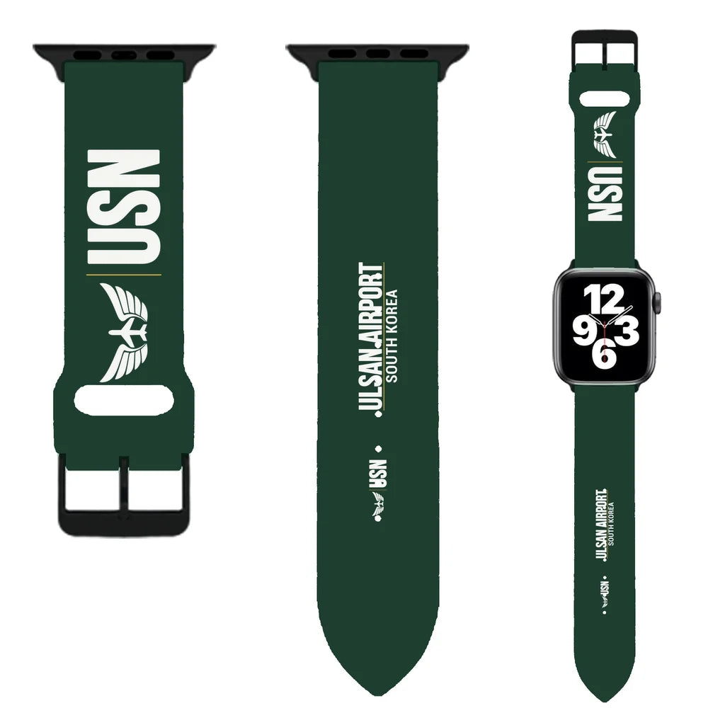 WBV6 | Ulsan Airport USN | Dark Green (Metal Buckle)