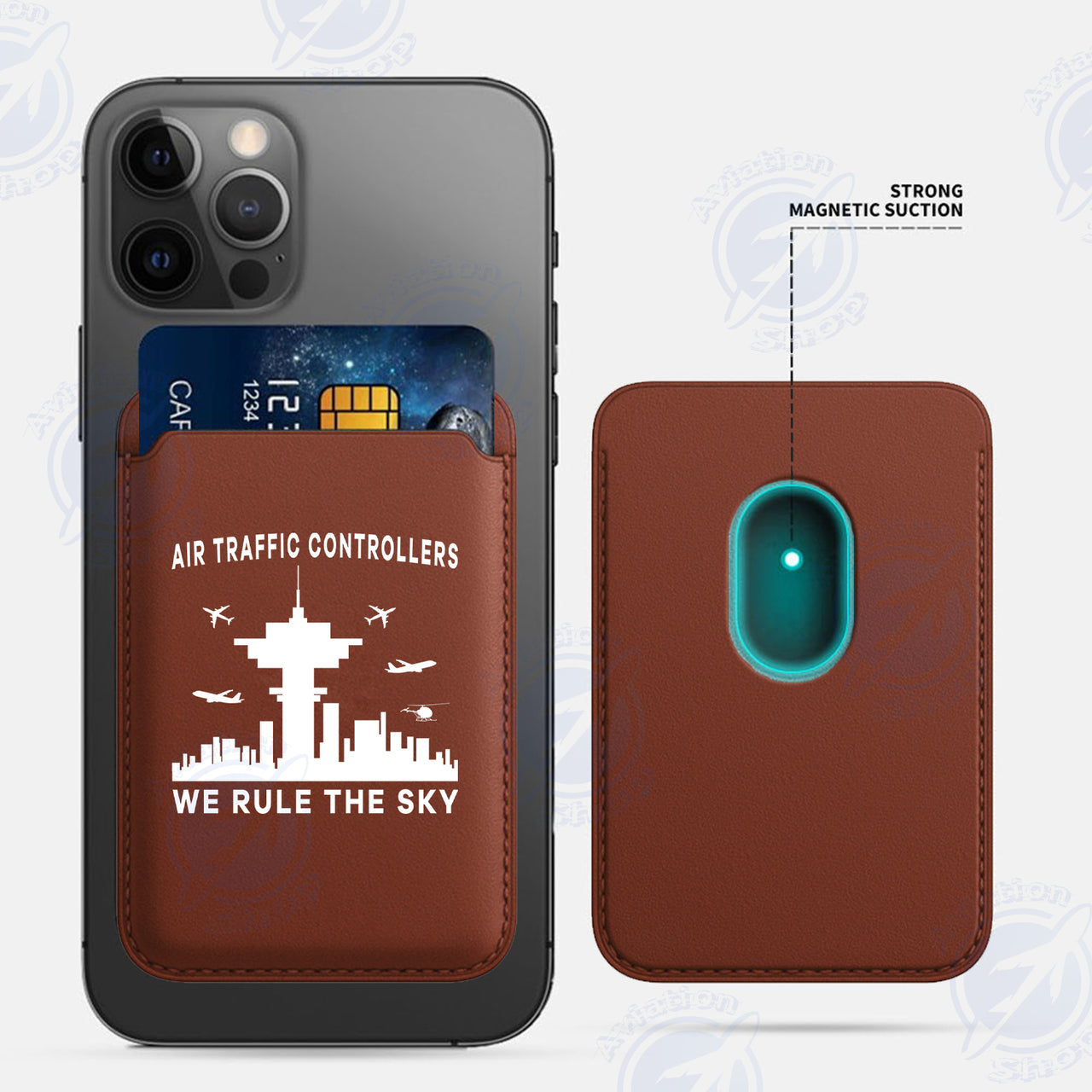 Air Traffic Controllers - We Rule The Sky iPhone Cases Magnetic Card Wallet