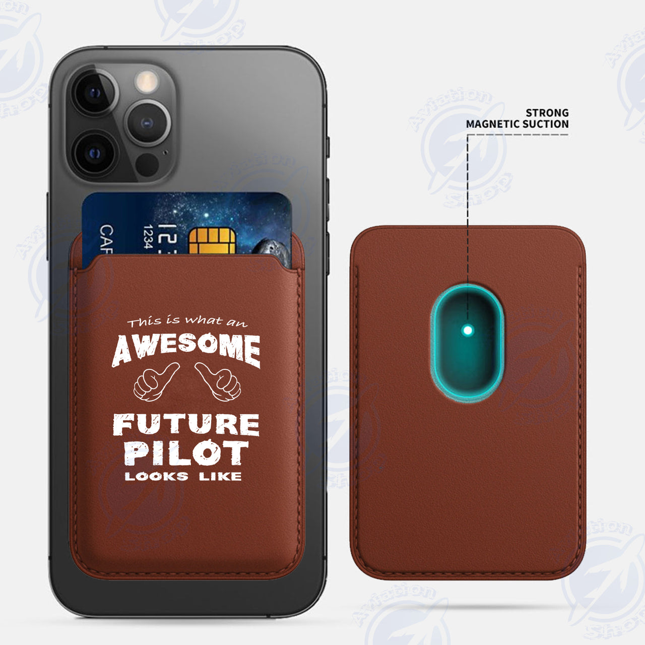Future Pilot iPhone Cases Magnetic Card Wallet