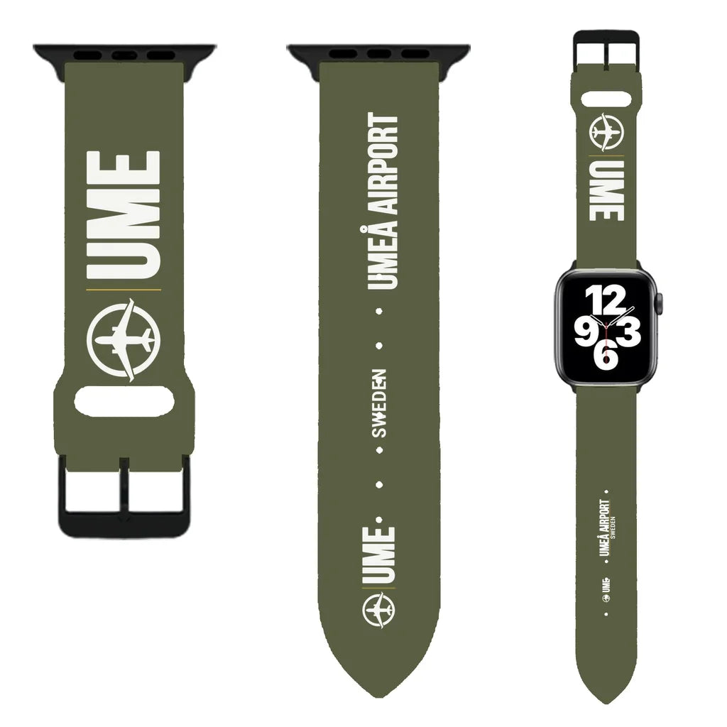 WBV6 | Umeå Airport UME | Green Army (Metal Buckle)