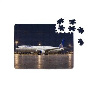 United Airlines Boeing 777-300ER Midnight Apron Printed Puzzles