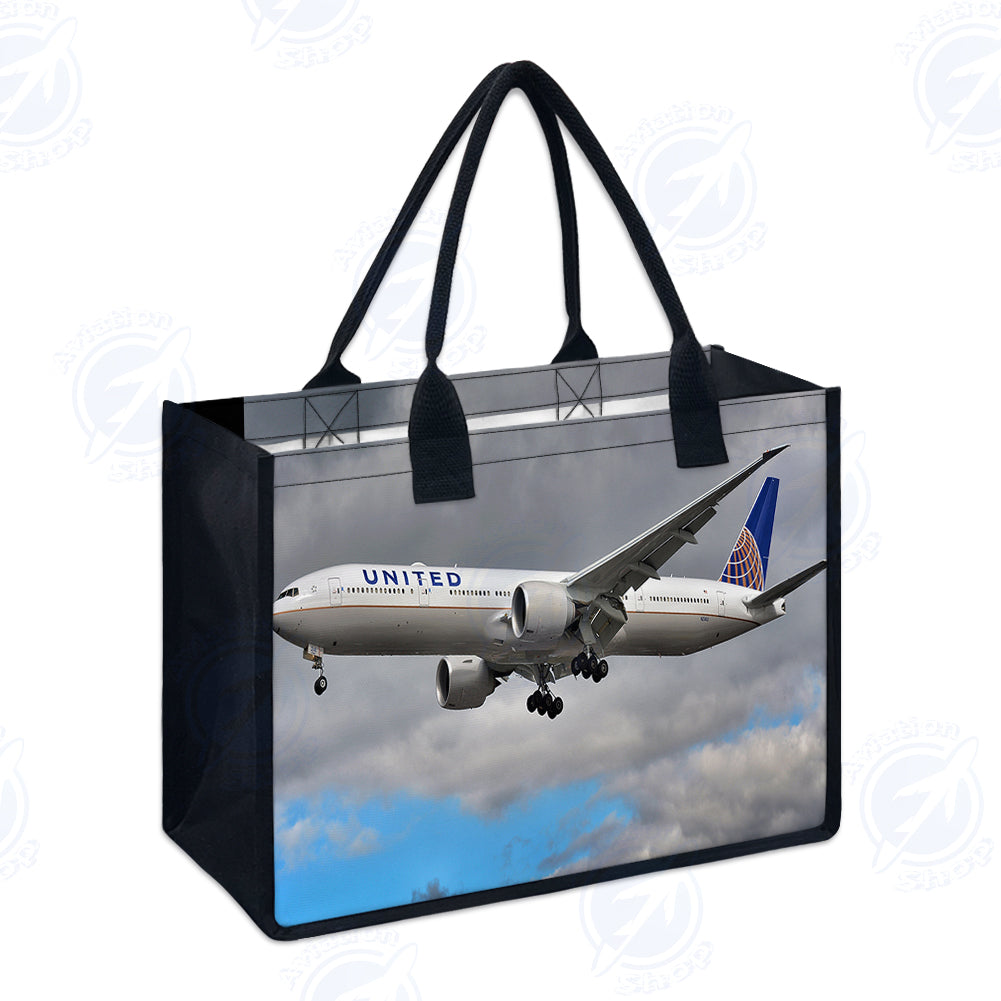 United Airways Boeing 777 Designed Special Canvas Bags