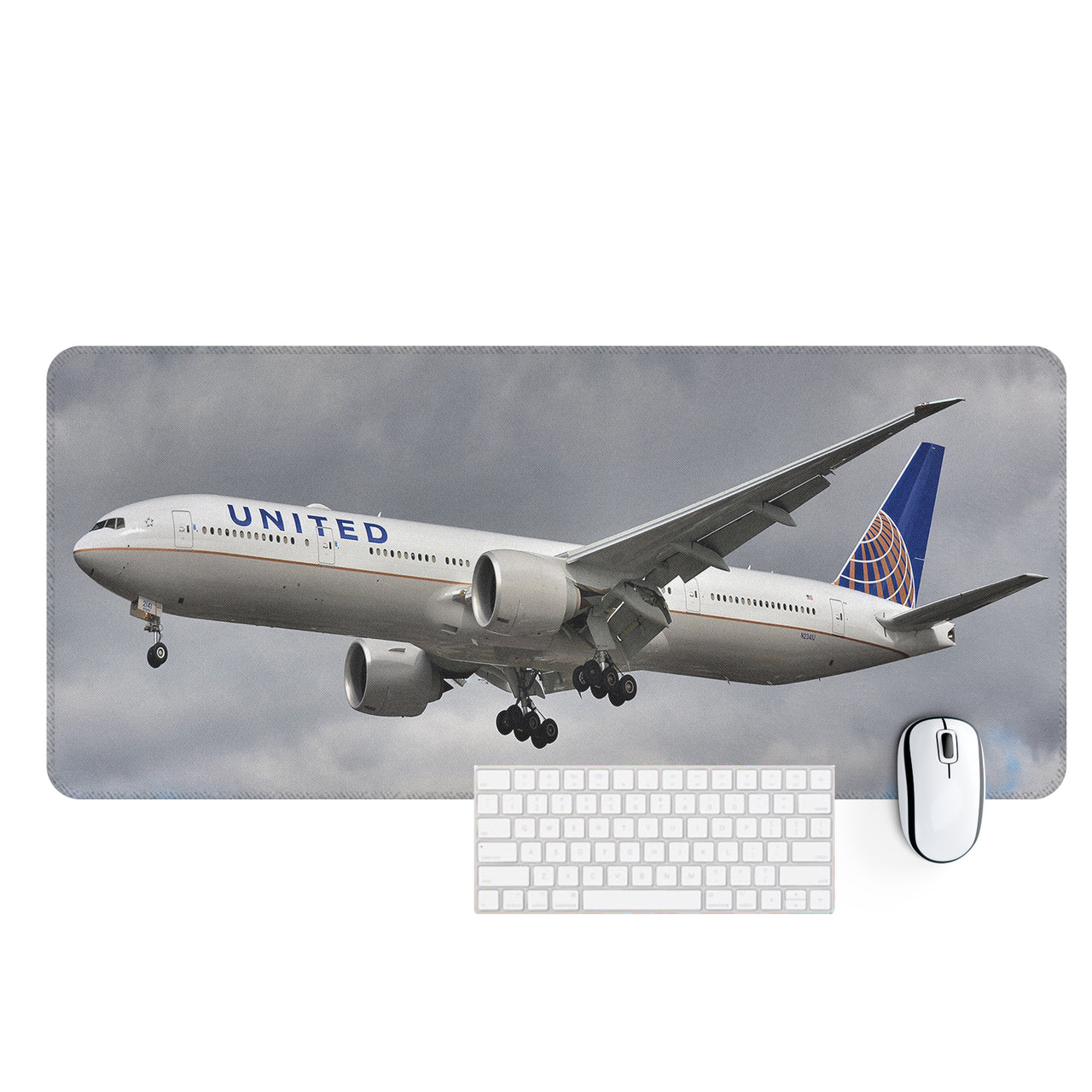 United Airways Boeing 777 Designed Desk Mats