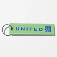 Thumbnail for United Airlines Crew & Staff Tag Key Chains - Light Green