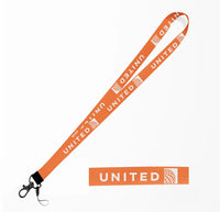 Thumbnail for United Airlines lanyard - orange