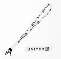 Thumbnail for United Airlines lanyard - white