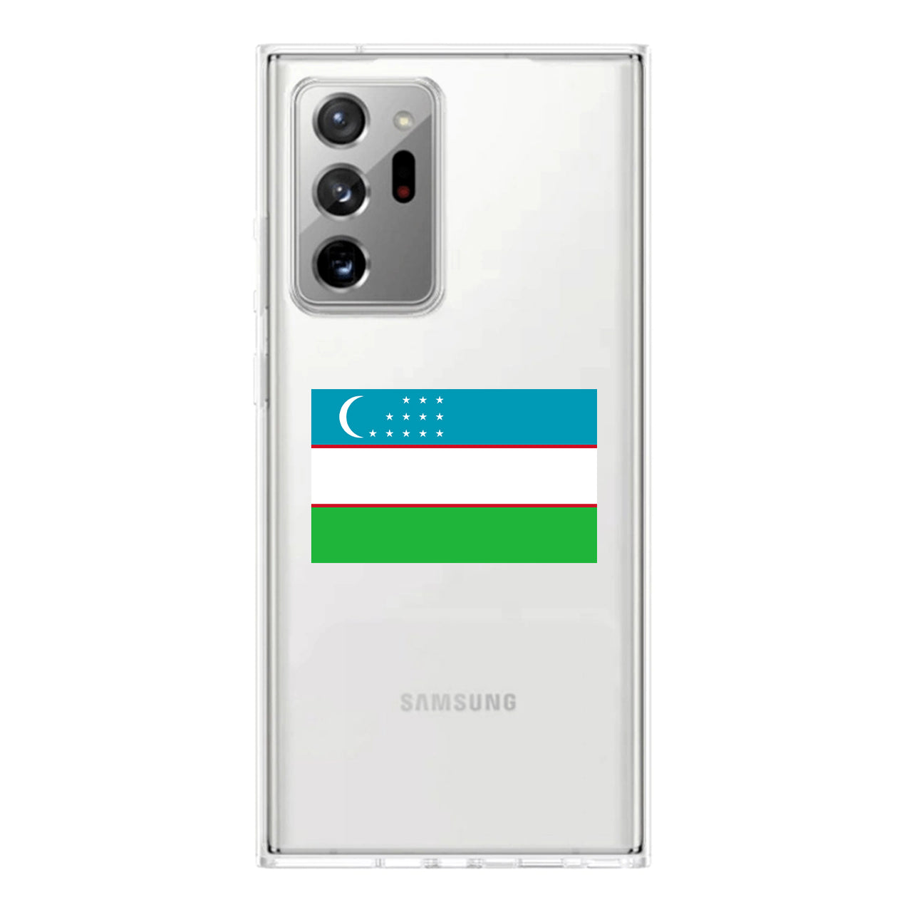 Uzbekistan Transparent Silicone Samsung A Cases