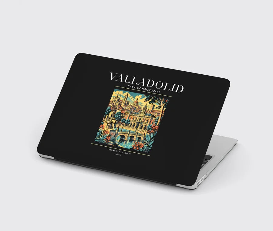 VALLADOLID - Poster - MacBook Case - Black